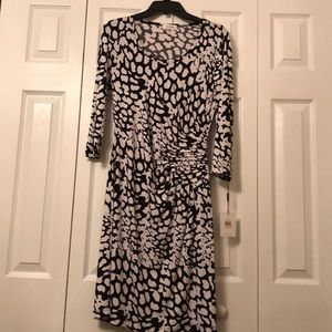Calvin Klein Dress Black/White Size USA 10